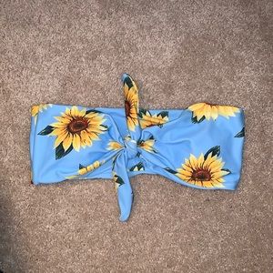 Sunflower swim suit top